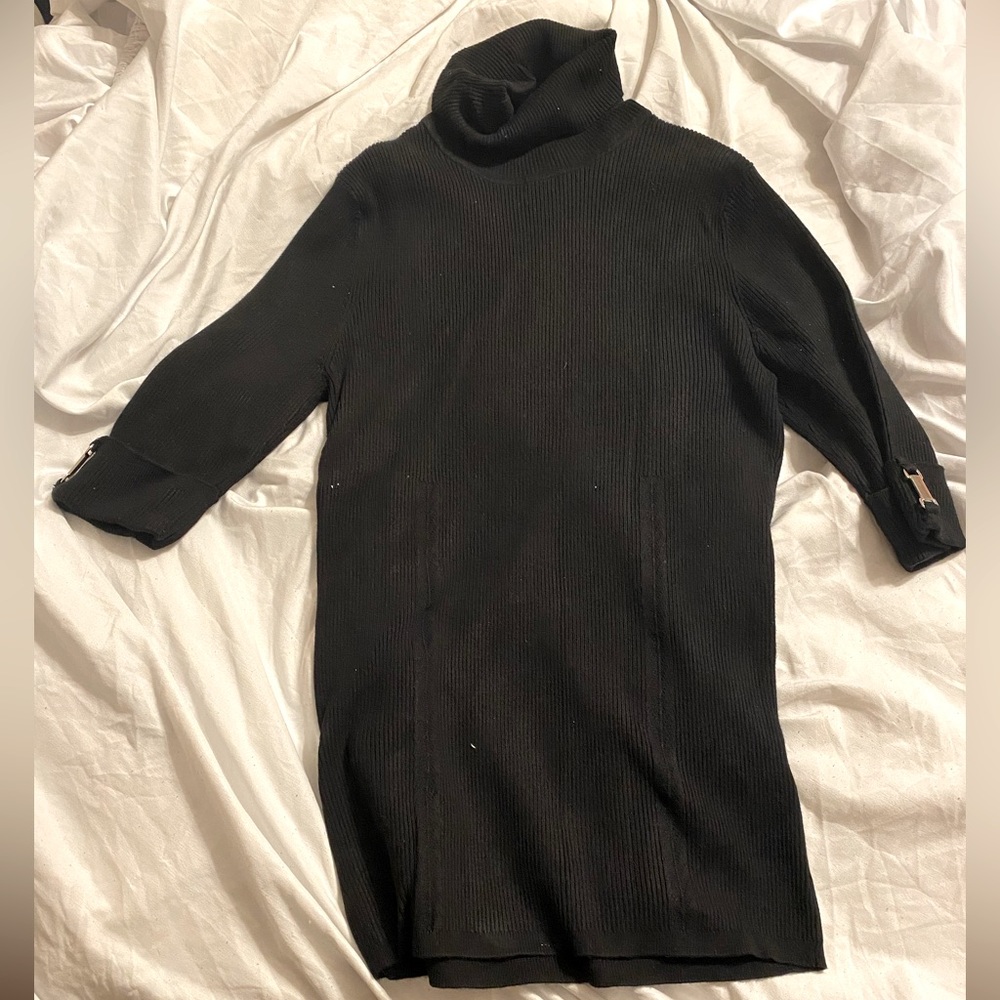 Premise Studio Black Turtleneck Sweater